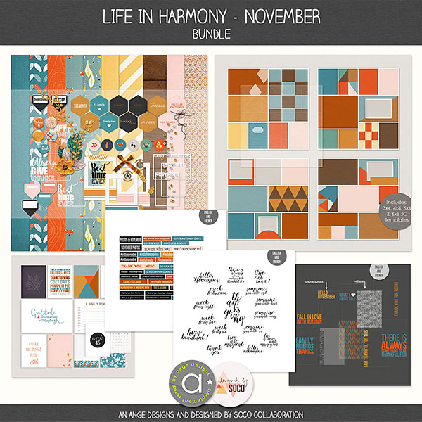 Life In Harmony - November {Bundle}