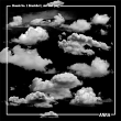 Clouds 1 Digital Scrapbook Brush Set by Anna Aspnes