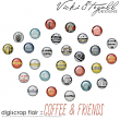 digiscrap flair - coffee by Vicki Stegall