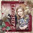 #digitalscrapbooking layout idea using "My Merry Wish" Collection by AFT designs