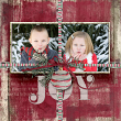 digital scrapbooking layout sample idea using "My Merry Wish" digi scrap kit by AFT designs 