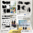 Chic Blenders Bundle: Blended art effects in #digitalscrapbooking layouts made easy