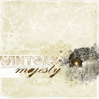 "Winters Majesty" digital scrapbooking snow layout by AFT designs