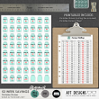 Plan On It: 52 Week Savings Plan #printable planner stickers and checklist | by AFT designs @Oscraps.com