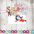 Winter #digitalscrapbooking layout idea by AFT designs using Photoshop styles and Winter Magic 1 Brush Set 