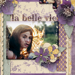 Digital Scrapbooking layout idea "La Belle Vie" by Amanda Fraijo-Tobin - AFT Designs | www.aftdesigns.net