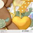 Detail of Honey Love Collection closeup by AFT Designs | #digitalscrapbooking design by Amanda Fraijo-Tobin @ ScrapGirls.com