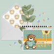 Card Sample uses Honey Love Collection by Amanda Fraijo-Tobin #cards #papercrafts #digitalscrapbooking