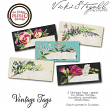 Vicki Stegall Vintage Floral Tags