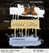 Samples of Winter Magic Mask Jots - Photoshop Embellishment Templates