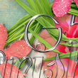 Detail of some elements, and items included in 'Spring Fantasy' Digital Scrapbooking Kit | AFTdesigns.net 