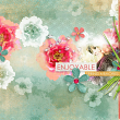 "Enjoyable Spring Memories" digital scrapbooking layout sample idea by Amanda Fraijo-Tobin | AFTdesigns.net #scrapbook