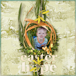 "Easter Means Hope" digital scrapbooking layout uses 'Easter Memories' Digital Scrapbooking kit by AFT designs