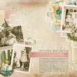 Easter Memories digital scrapbooking layout uses Easter Ephemera Embellishments
