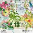 All Spring Digital Scrapbooking Clusters and Blend Embellishments by AFT designs | AFTdesigns.net #scrapbooking #spring