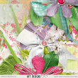 Detail of some elements included in All Spring digital scrapbooking clusters and blends by AFT designs