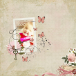 Spring Breeze Digital Scrapbooking Kit by Vicki Robinson sample page 7