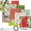 Lively digital scrapbooking background papers by AFT Designs | @Oscraps.com #artjournal #printables #scrapbooking