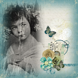 Portrait Transfers 01 for digital scrapbooking by Vicki Robinson sample