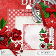 Ruby digital scrapbooking July Birthstone Kit by AFT Designs - Amanda Fraijo-Tobin