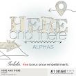 Here and There Alphas by AFT Designs @Oscraps.com - #oscraps #printables #digitalscrapbooking