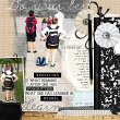 Digital Scrapbooking "Do Your Best" layout by AFT Designs - Amanda Fraijo-Tobin using "School Basics" #digitalscrapbooking kit