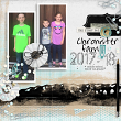 Digital Scrapbooking "Chronister Fam" layout by AFT Designs - Amanda Fraijo-Tobin using "School Basics" #digitalscrapbooking kit