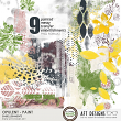 Opulent #digitalscrapbooking Paint Transfer Art Journal Embellishments by AFT Designs @Oscraps.com