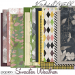 Vicki Stegall Sweater Weather 12x12 Digital Scrapbook Papers