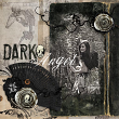 "Dark Angel"  #digiscrapbooking layout by Amanda Fraijo-Tobin using Day of the Dead Halloween kit | aftdesigns.net #oscraps #dayofthedead