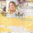 "Perfection" #digitalscrapbooking layout idea by AFT Designs - Amanda Fraijo-Tobin using Blended Collage Paper Templates | www.aftdesigns.net