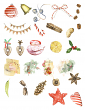 Christmas Pleasures Collection Element sheet by Aftermidnight Design