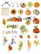 Pumpkin Time Collection by Aftermidnight Design, Elements
