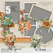 Soft Harvest Clusters Embellishment Frames by AFT Designs - Amanda Fraijo-Tobin @Oscraps.com