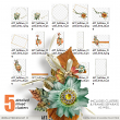 Soft Harvest Clusters Embellishment Frames by AFT Designs - Amanda Fraijo-Tobin @Oscraps.com