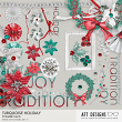 Turquoise Holiday Collection Mini by AFT Designs - Amanda Fraijo-Tobin @Osraps.com | #aftdesigns #scrapbooking #scrapbook