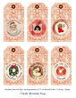 Christmas Time Gift Tags by Aftermidnight Design