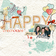 Layout Family festivities by Marie Orsini using Memories Papers by Aftermidnight Design