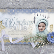 Winter Cutie #digiscrapbook layout idea by Amanda Fraijo-Tobin - AFT Designs using Winter Fantasy Kit 