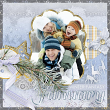 January idea by Amanda Fraijo-Tobin - AFT Designs using Winter Fantasy Kit 