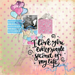 Layout by Marie Hoorne using Valentine Collection by Aftermidnight Design