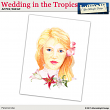Art Print Wedding in the trpics by Aftermidnight Design