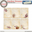 Garden Dreams Journal Cards by Aftermidnight Design