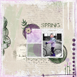 Almost Spring Digital Scrapbook Kit by Vicki Robinson sample page 7