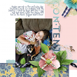 'Content' #digiscrap layout by Amanda Fraijo-Tobin | www.aftdesigns.net