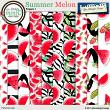 Summer Melon Papers 1 by Aftermidnight Design