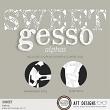 Sweet Gesso Alphas by AFT Designs - Amanda Fraijo-Tobibn @OScraps.com #oscraps #digitalscrapbook