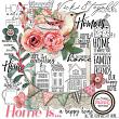 Digital Scrapbook Kit by Vicki Stegall Designs @ Oscraps.com - Shabby Chic - Home Is... embellishments