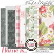 Digital Scrapbook Kit by Vicki Stegall Designs @ Oscraps.com - Shabby Chic - Home Is... papers