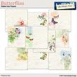 Butterflies Watercolor Paper by Aftermidnight Design